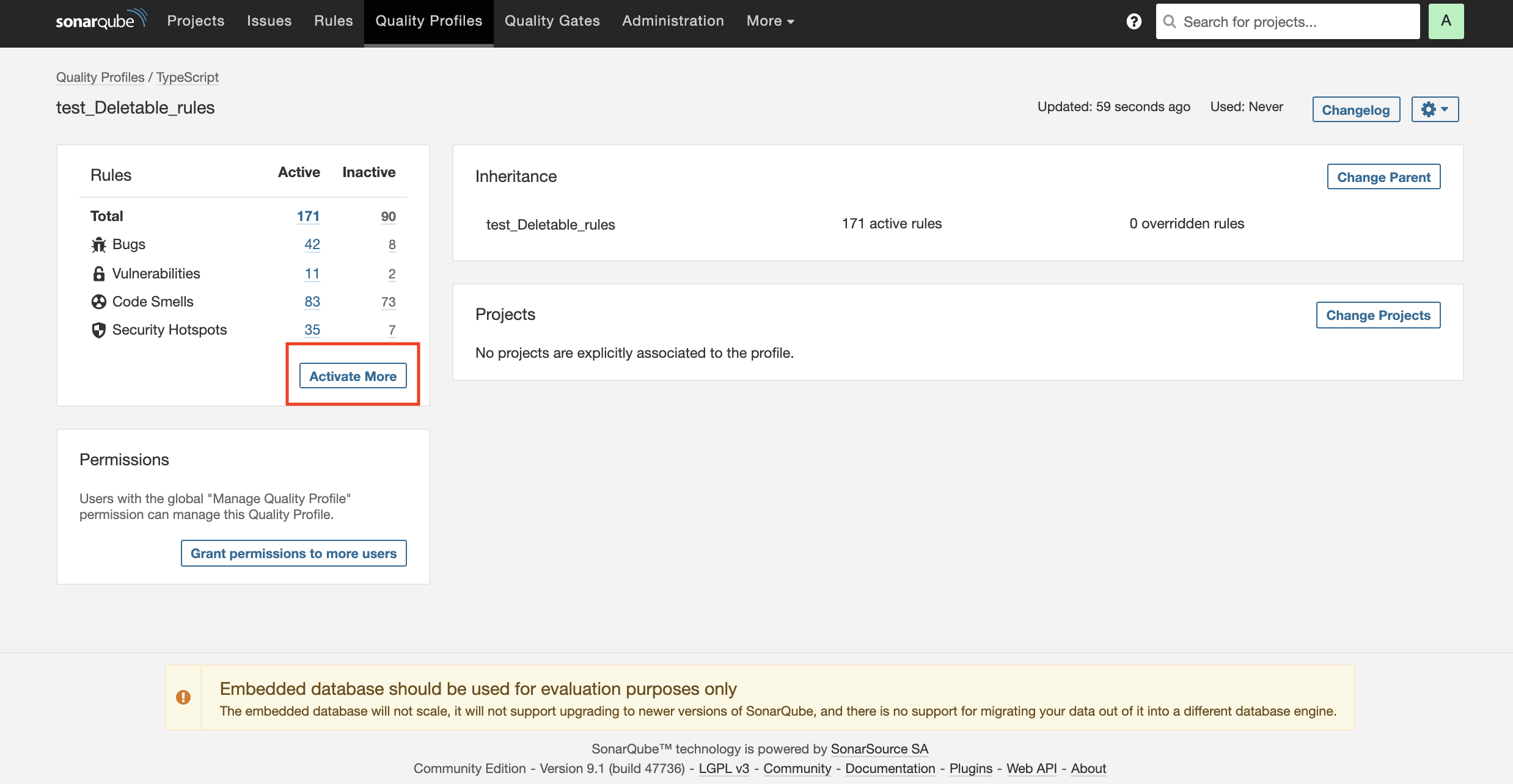 SonarQube_activateMore
