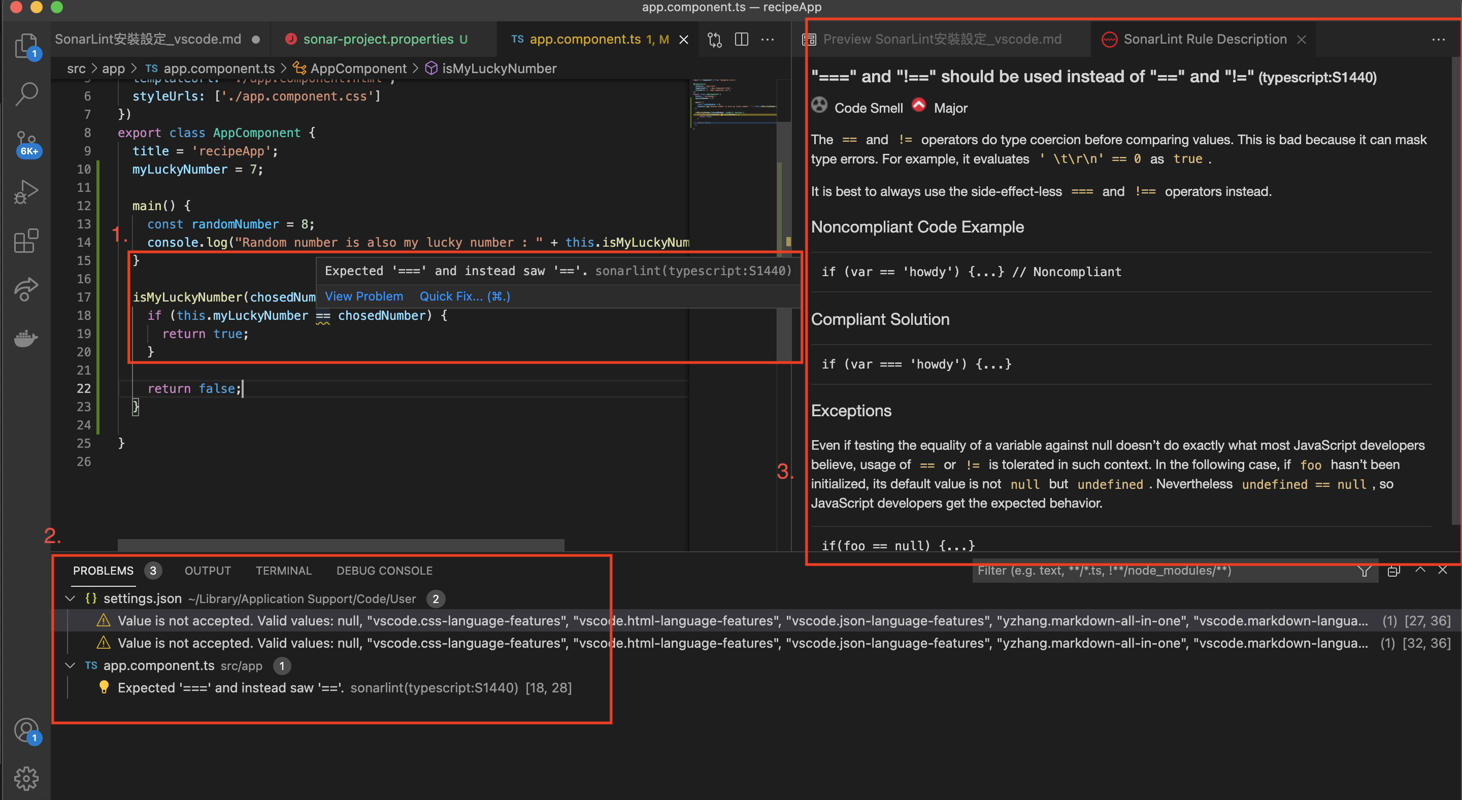 VSCode_SonarLint_hint Success